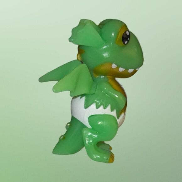 Ryans World Shelldon Green Dragon Mystery Figure Cartoon Remka Toy 2” - Picture 4 of 5